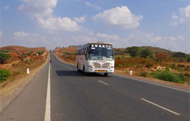 Scenic Tour Bus